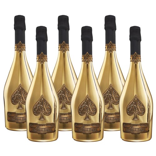 Crate of 6 Armand de Brignac Brut Gold 75cl